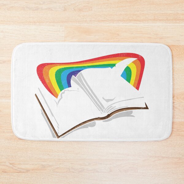 Item preview, Love Reading Love Rainbows Gift Retro Rainbow Design graphic designed and sold by Lisbob.