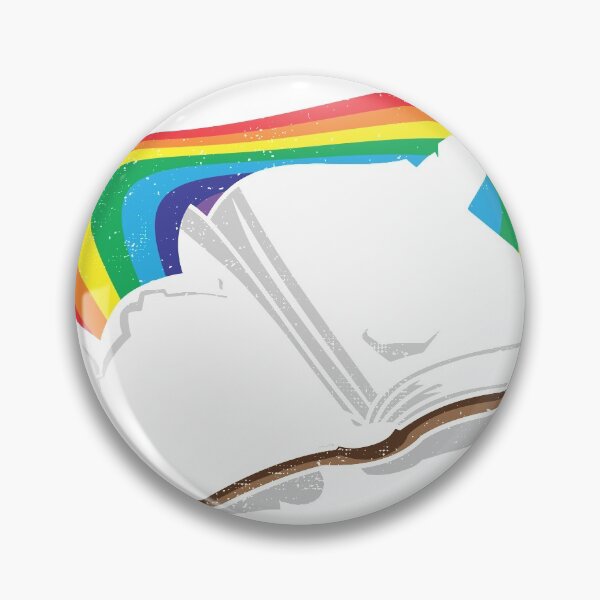 Item preview, Love Reading Love Rainbows Gift Retro Rainbow Design graphic designed and sold by Lisbob.