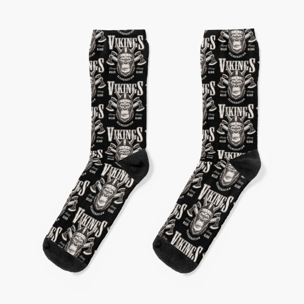 "Vikings Scandinavian" Socks for Sale by renju1902 Redbubble