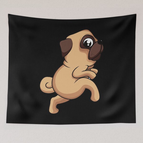 Item preview, Sneaky Pug Cartoon designed and sold by eldram.