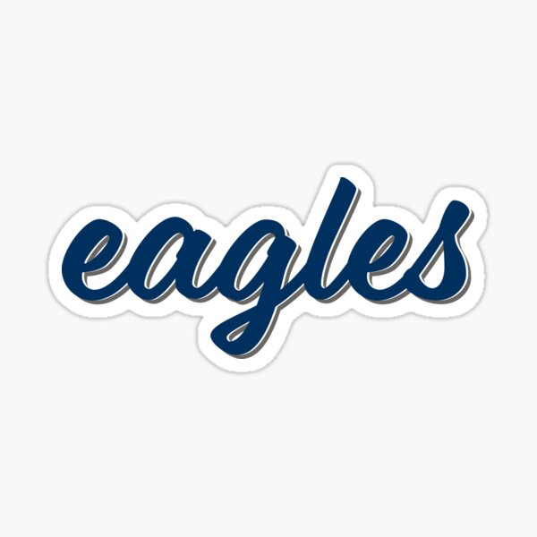 "Eagles" Sticker for Sale by aecooper97 Redbubble