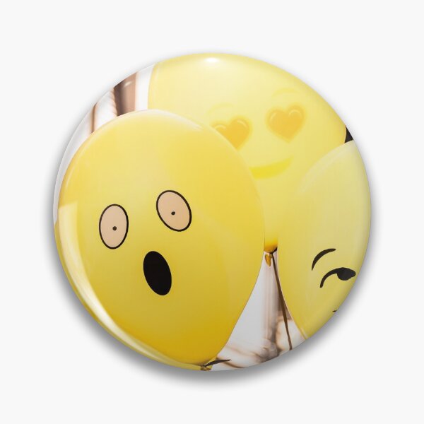 Item preview, A bunch of floating yellow Emoji balloons designed and sold by Retro Futurist.