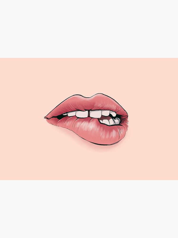 Lips (White) by gingermeggs