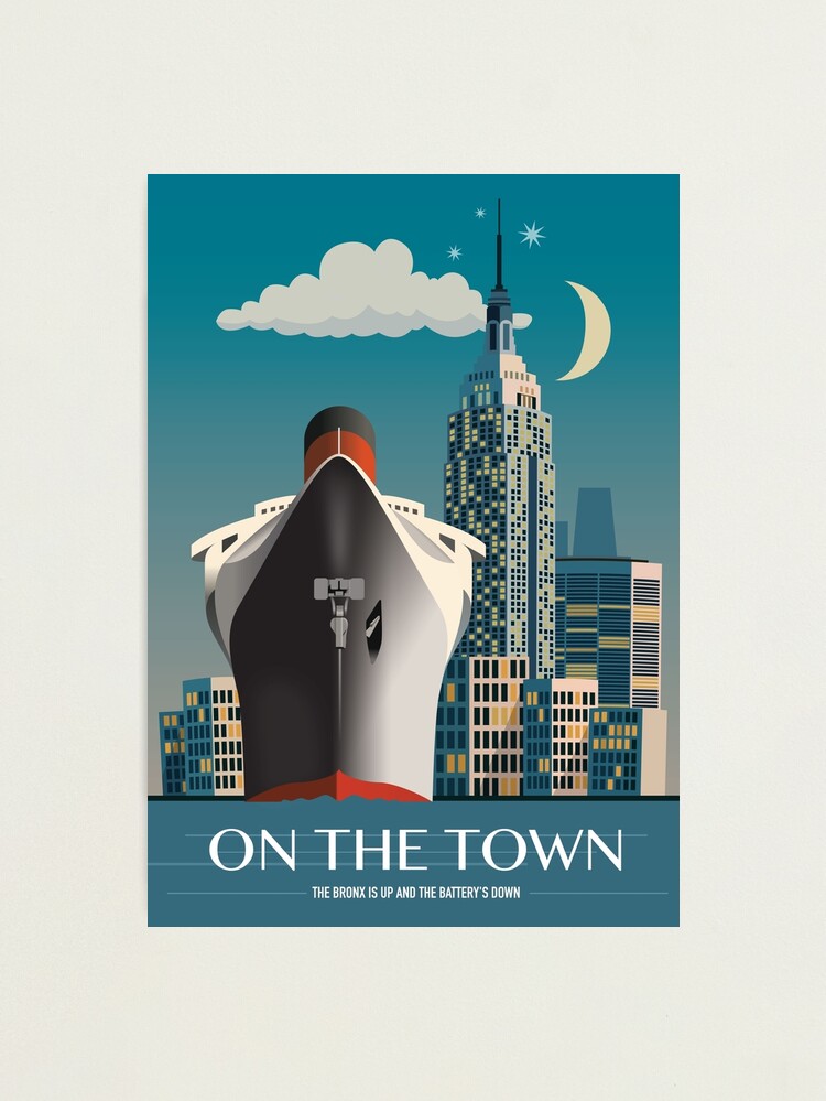Alternate view of On The Town - Alternative Movie Poster Photographic Print