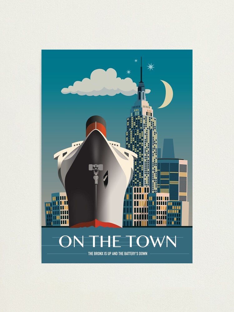 Alternate view of On The Town - Alternative Movie Poster Photographic Print