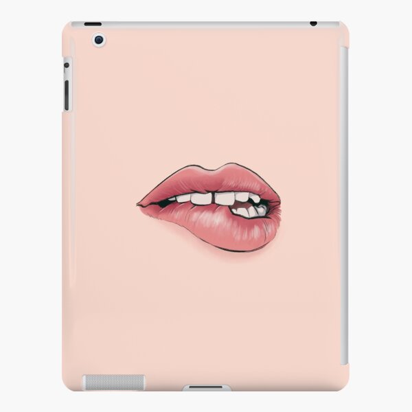 Lips (White) iPad Snap Case