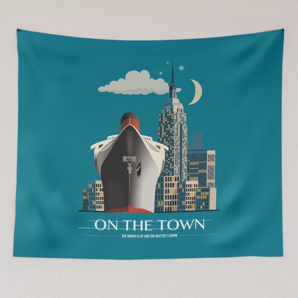 Item preview, On The Town - Alternative Movie Poster designed and sold by MoviePosterBoy.