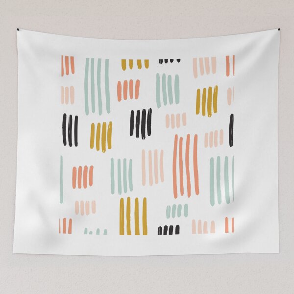 Item preview, Modiste pattern colorful hand-drawn lines designed and sold by GoDesign1.