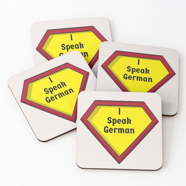 Item preview, I Speak German Superhero Badge designed and sold by Time4German.