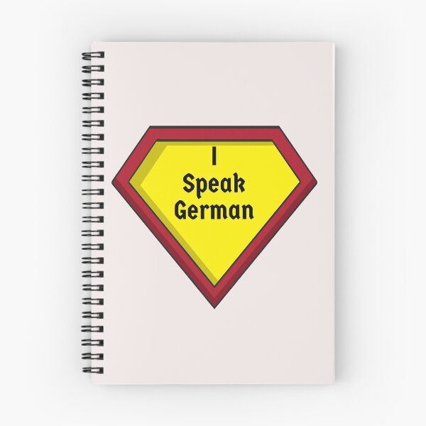 Item preview, I Speak German Superhero Badge designed and sold by Time4German.