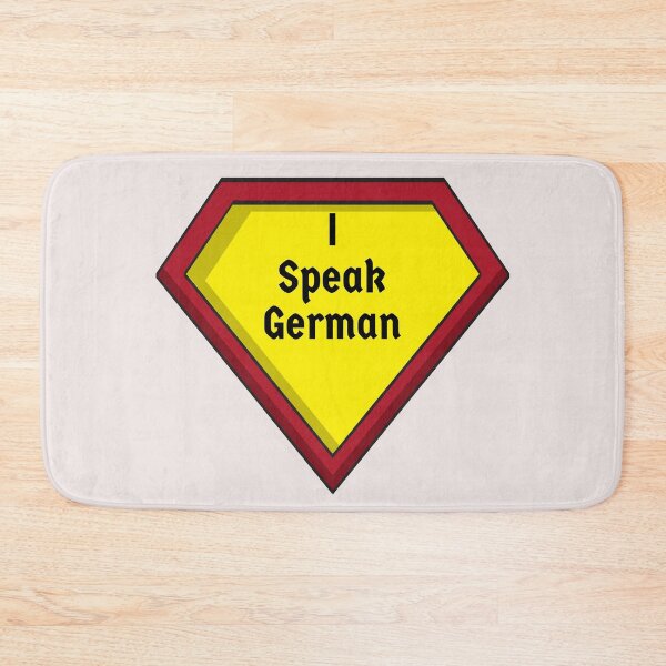 Item preview, I Speak German Superhero Badge designed and sold by Time4German.