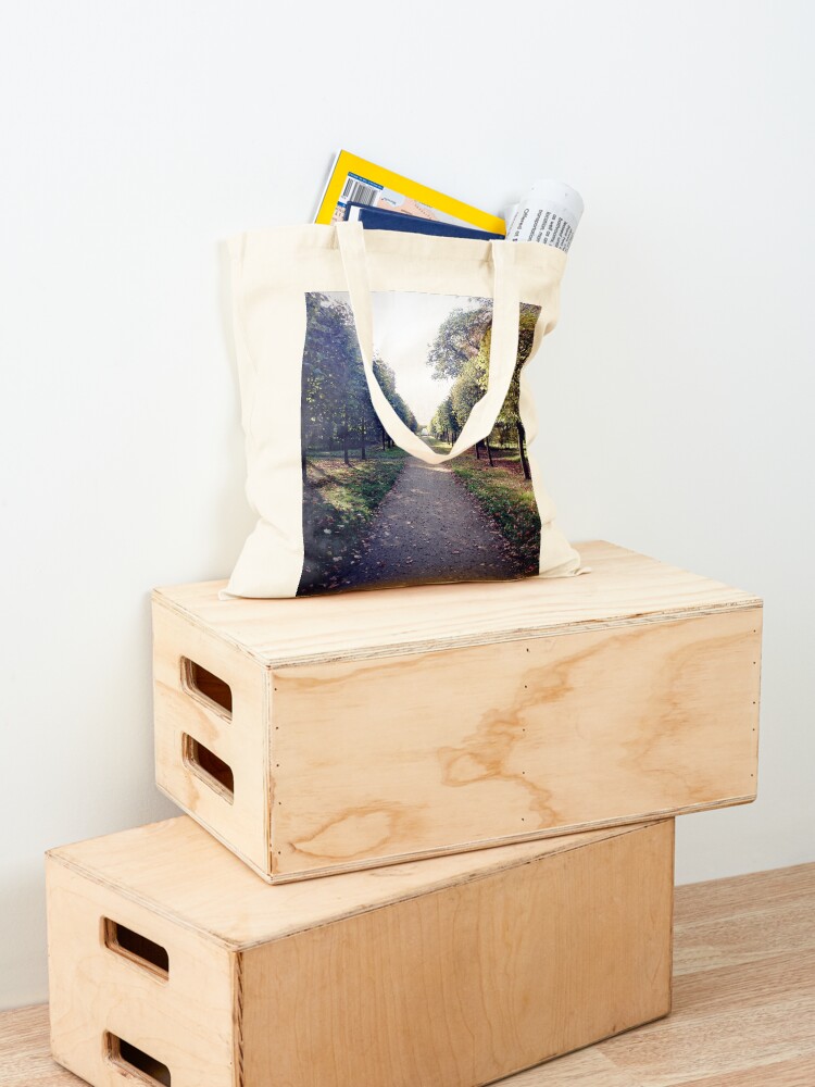 Alternative Ansicht von Allee im Park Stofftasche