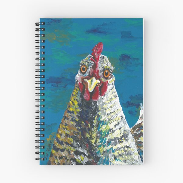 Item preview, Chicken art, colorful hen art designed and sold by leekellerart.