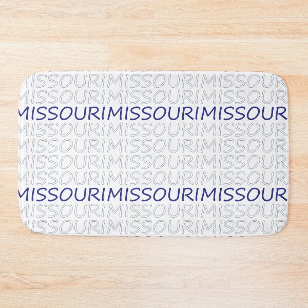 Item preview, Missouri Repeating Blue Bold Uppercase designed and sold by artbylukas.