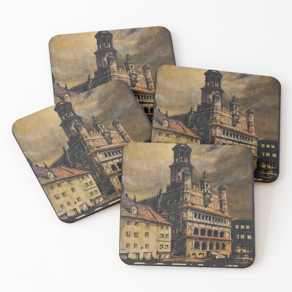 Item preview, Poznan vintage travel poster designed and sold by stickart-marek.