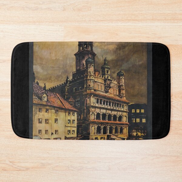 Item preview, Poznan vintage travel poster designed and sold by stickart-marek.