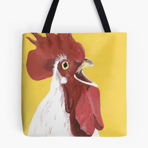 Item preview, Rooster art, colorful rooster print designed and sold by leekellerart.