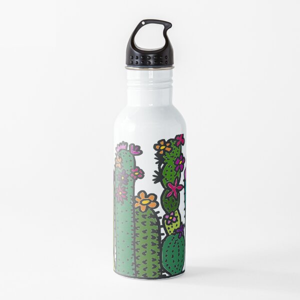Colorful Cacti Water Bottle