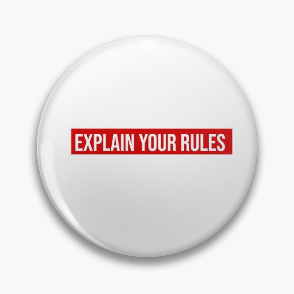 Item preview, Explain your rules  designed and sold by Doogle boutique.