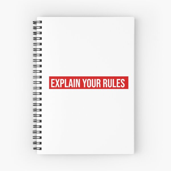 Item preview, Explain your rules  designed and sold by Doogle boutique.