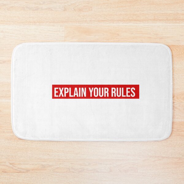 Item preview, Explain your rules  designed and sold by Doogle boutique.