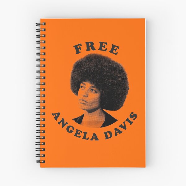Item preview, BLACK PANTHERS: 'Free Angela Davis': Original Black on Bright Orange designed and sold by Day Chapman.