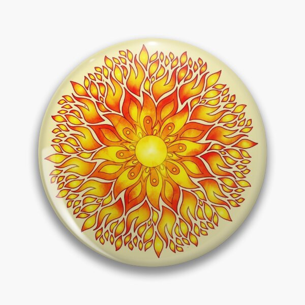 Item preview, Fire Element Mandala designed and sold by serenaking.