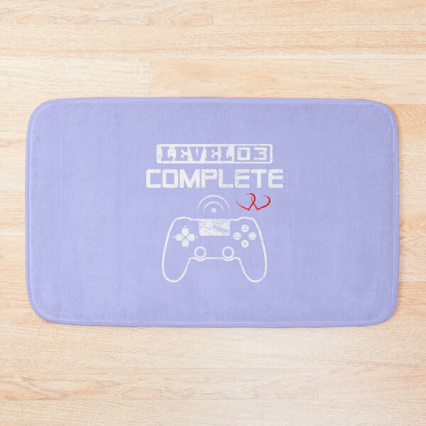 Item preview, Level 3 complete 3rd Wedding Anniversary Gift Couple Video Gamer Gifts for Him & for Her designed and sold by BCNDesign.