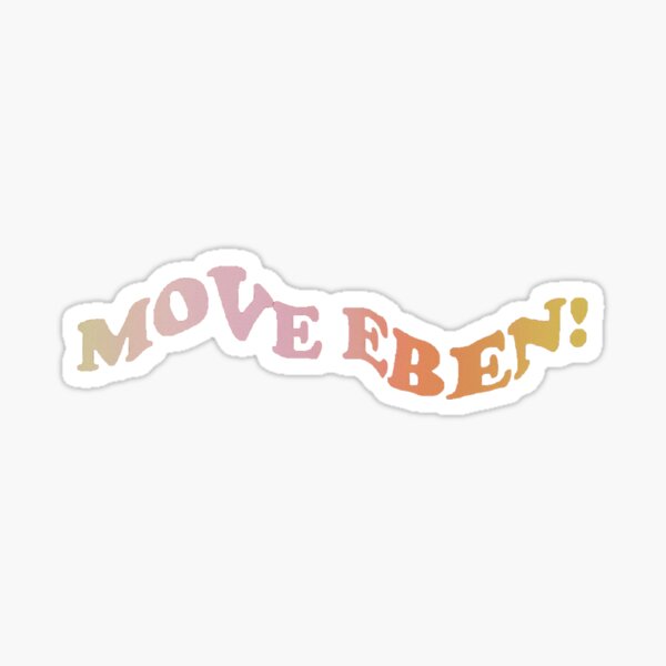 move eben design Sticker