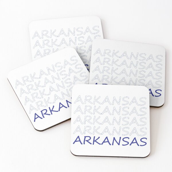Item preview, Arkansas Repeating Blue Bold Uppercase designed and sold by artbylukas.