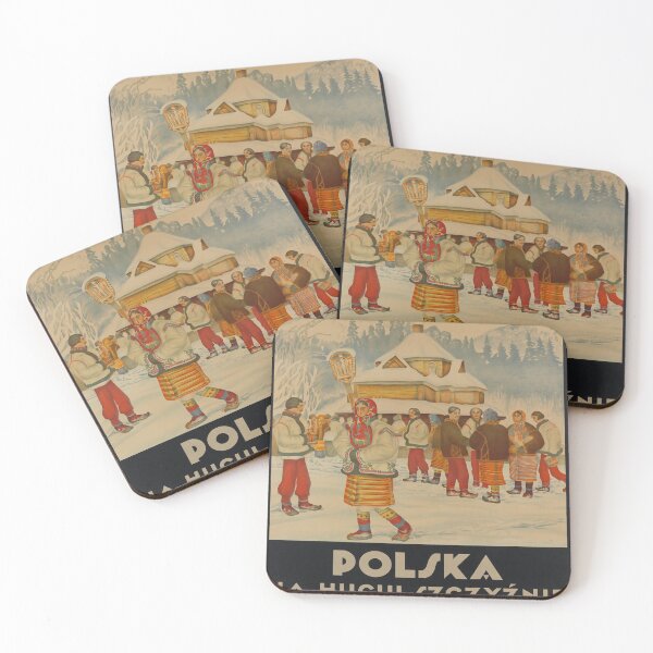 Item preview, Polska vintage travel poster designed and sold by stickart-marek.