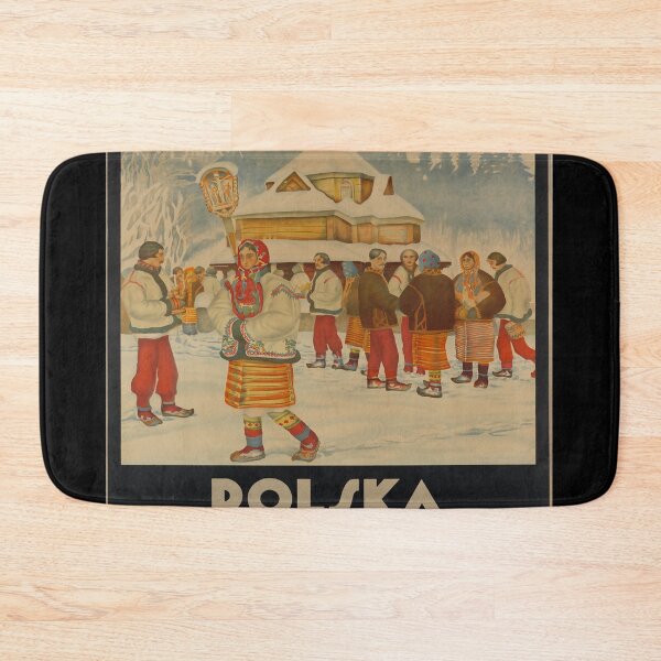 Item preview, Polska vintage travel poster designed and sold by stickart-marek.