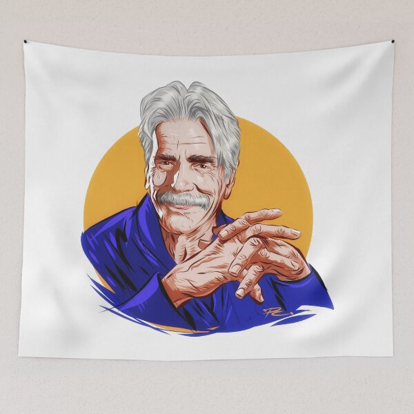 Item preview, Sam Elliott - An illustration by Paul Cemmick designed and sold by TIGERDAVER.