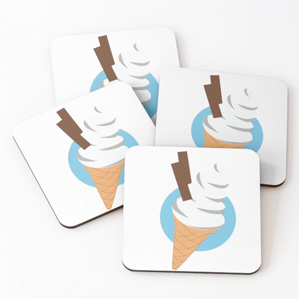 Item preview, Mister whippy ice cream with 2 flakes designed and sold by Heather Bower.