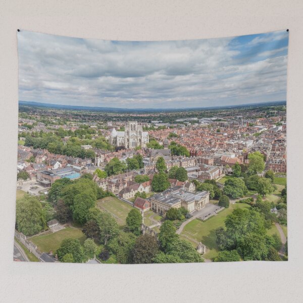 Item preview, York Museum Gardens and York Minster Cathedral England North Yorkshire in Summer designed and sold by skyfilming.