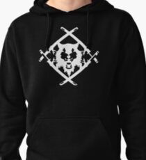 Xavier Wulf Black Pullover Hoodie