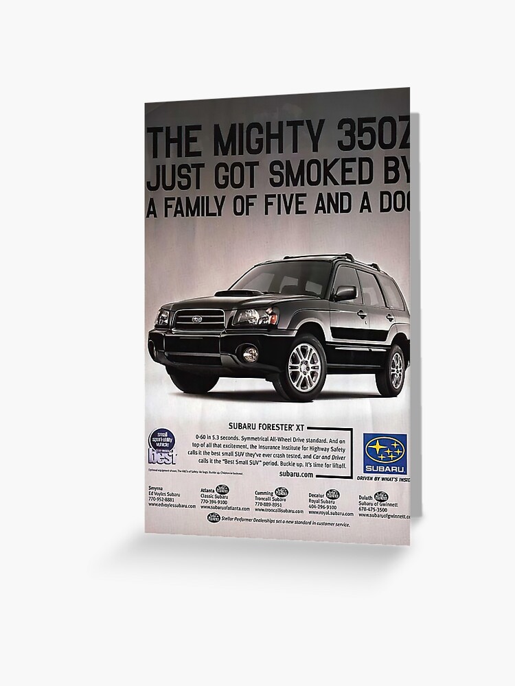 Forester 350z Ad Gigapixel