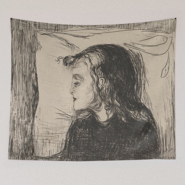 Item preview, The Sick Child by Edvard Munch designed and sold by Slydell1.