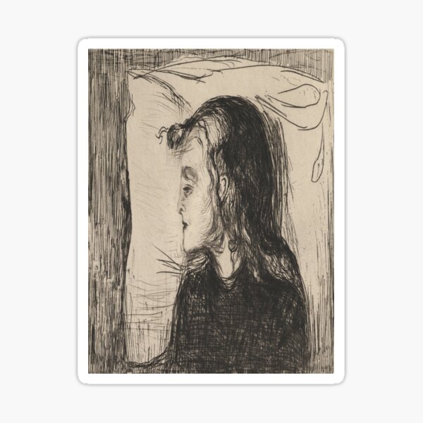 Item preview, The Sick Child by Edvard Munch designed and sold by Slydell1.