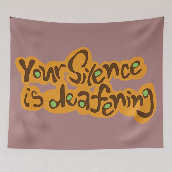 Item preview, Your Silence is Deafening (Orange)  designed and sold by rebeccartt.