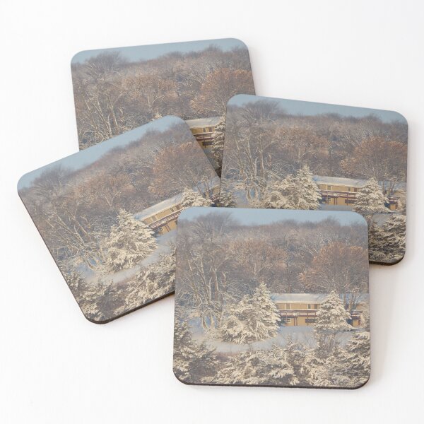 Item preview, Quaint homestead in the winter designed and sold by Retaining Focus.