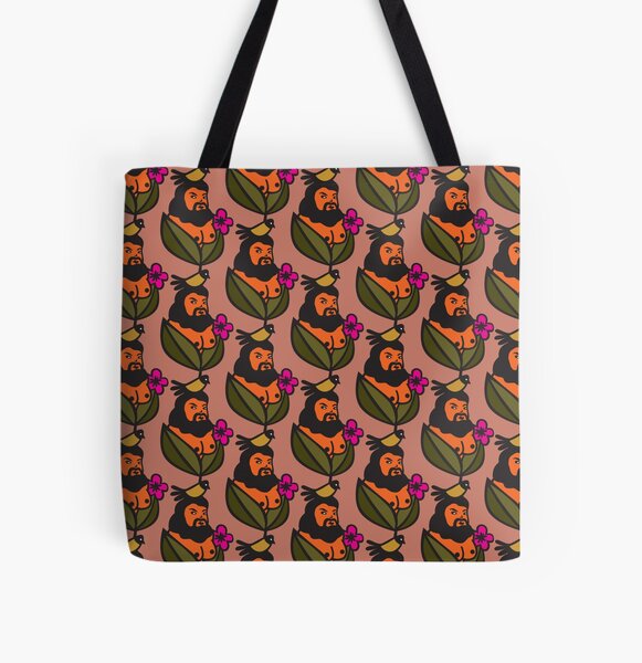 Bearded lady All Over Print Tote Bag