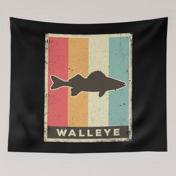 Item preview, Walleye Fish Lover Vintage Retro Animal designed and sold by Bearly Creative.
