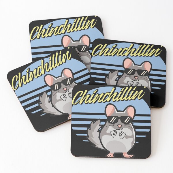 Item preview, Funny Gift print for Chinchilla Lovers | Just Chinchillin designed and sold by Lisbob.