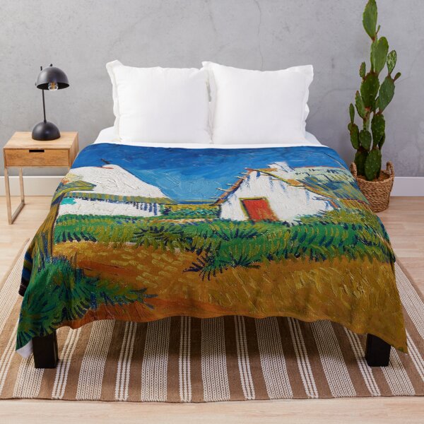 Item preview, Three white cottages in Saintes-Maries, by Vincent van Gogh designed and sold by Irina Polyanskaya.