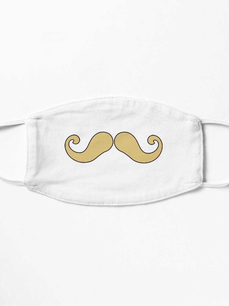 Alternate view of Handlebar Mustache Face Mask Mouth Blond Mask