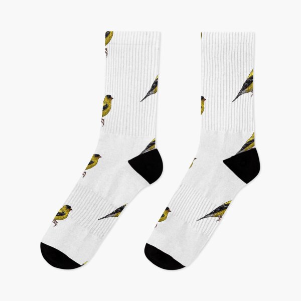 Item preview, American Goldfinch Black Alternate Print  designed and sold by designsasstultd.