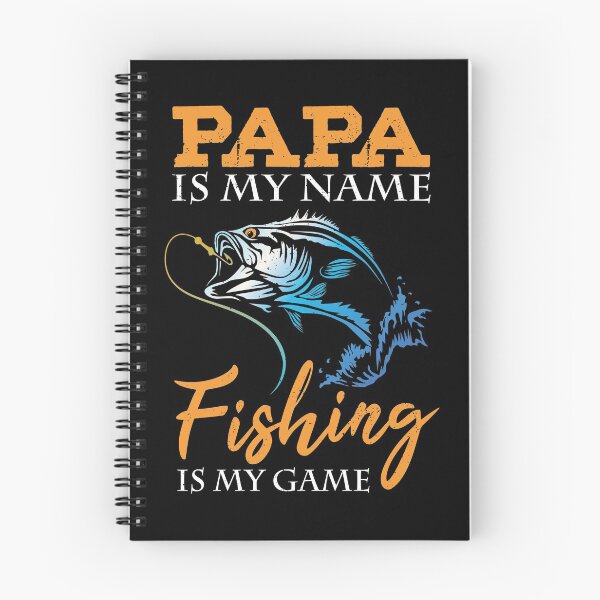 Item preview, Fun Fishing Gift Design Papa My Name Fishing My Game graphic designed and sold by Lisbob.