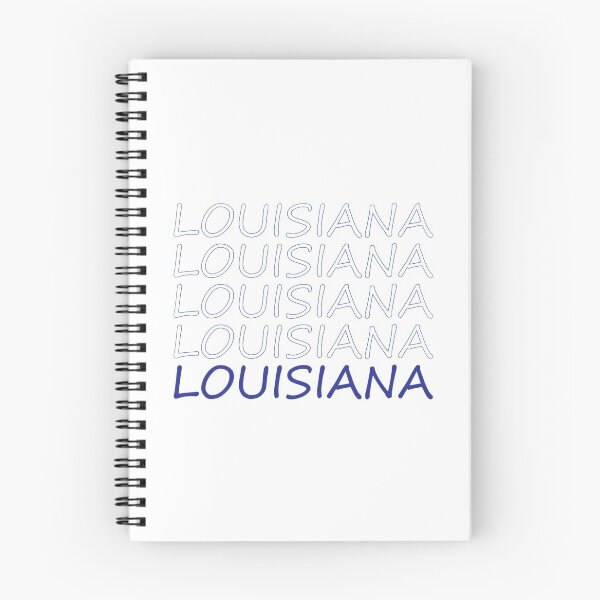 Item preview, Louisiana Repeating Blue Bold Uppercase designed and sold by artbylukas.