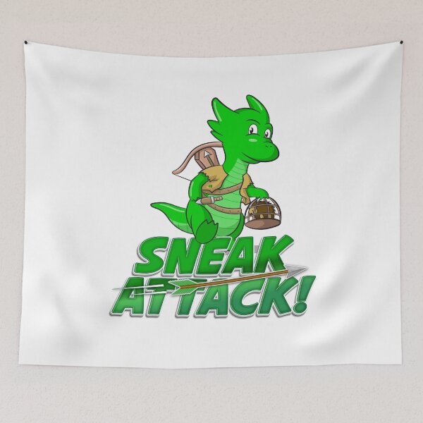 Item preview, Sneak Attack - Dragon Rogue designed and sold by gallantgoblin.